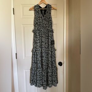 Lulus Evening Tiered Floral Dress